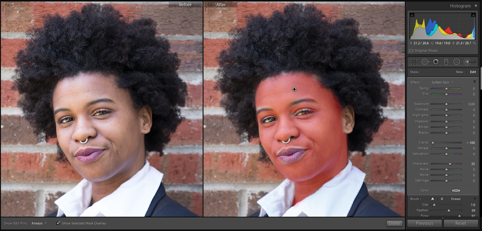 How to Edit Perfect Skin in Adobe Lightroom